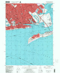Coney Island New York Historical topographic map, 1:24000 scale, 7.5 X 7.5 Minute, Year 1995