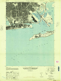 Coney Island New York Historical topographic map, 1:24000 scale, 7.5 X 7.5 Minute, Year 1947