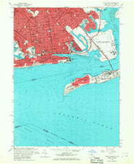Coney Island New York Historical topographic map, 1:24000 scale, 7.5 X 7.5 Minute, Year 1966