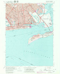 Coney Island New York Historical topographic map, 1:24000 scale, 7.5 X 7.5 Minute, Year 1966