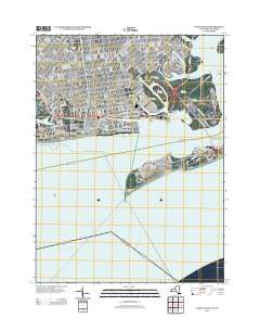 Coney Island New York Historical topographic map, 1:24000 scale, 7.5 X 7.5 Minute, Year 2013