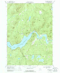 Conklingville New York Historical topographic map, 1:24000 scale, 7.5 X 7.5 Minute, Year 1966