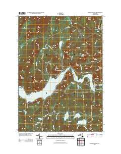 Conklingville New York Historical topographic map, 1:24000 scale, 7.5 X 7.5 Minute, Year 2013