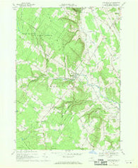 Constableville New York Historical topographic map, 1:24000 scale, 7.5 X 7.5 Minute, Year 1966