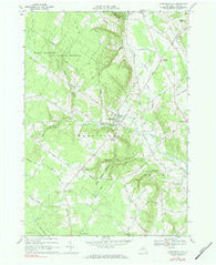 Constableville New York Historical topographic map, 1:24000 scale, 7.5 X 7.5 Minute, Year 1966