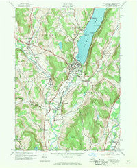 Cooperstown New York Historical topographic map, 1:24000 scale, 7.5 X 7.5 Minute, Year 1943