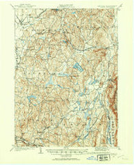 Copake New York Historical topographic map, 1:62500 scale, 15 X 15 Minute, Year 1902