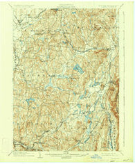 Copake New York Historical topographic map, 1:62500 scale, 15 X 15 Minute, Year 1904