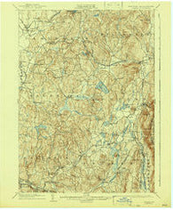 Copake New York Historical topographic map, 1:62500 scale, 15 X 15 Minute, Year 1904
