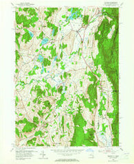 Copake New York Historical topographic map, 1:24000 scale, 7.5 X 7.5 Minute, Year 1953