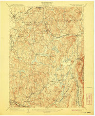 Copake New York Historical topographic map, 1:62500 scale, 15 X 15 Minute, Year 1904