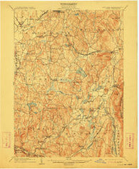 Copake New York Historical topographic map, 1:62500 scale, 15 X 15 Minute, Year 1904