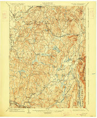Copake New York Historical topographic map, 1:62500 scale, 15 X 15 Minute, Year 1904