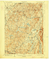 Copake New York Historical topographic map, 1:62500 scale, 15 X 15 Minute, Year 1904