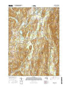 Copake New York Current topographic map, 1:24000 scale, 7.5 X 7.5 Minute, Year 2016