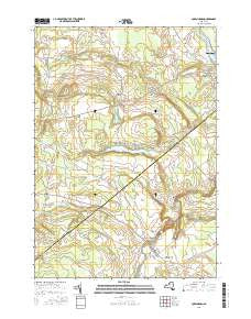 Copenhagen New York Current topographic map, 1:24000 scale, 7.5 X 7.5 Minute, Year 2016