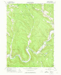 Corbett New York Historical topographic map, 1:24000 scale, 7.5 X 7.5 Minute, Year 1965