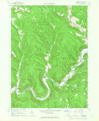 Corbett New York Historical topographic map, 1:24000 scale, 7.5 X 7.5 Minute, Year 1965