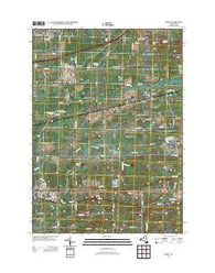 Corfu New York Historical topographic map, 1:24000 scale, 7.5 X 7.5 Minute, Year 2013