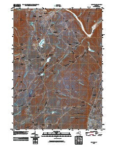 Corinth New York Historical topographic map, 1:24000 scale, 7.5 X 7.5 Minute, Year 2010