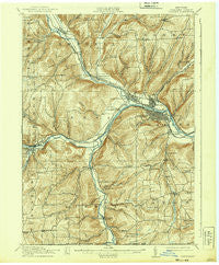 Corning New York Historical topographic map, 1:62500 scale, 15 X 15 Minute, Year 1914