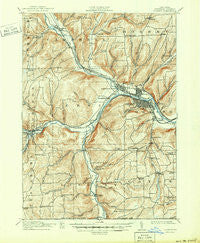 Corning New York Historical topographic map, 1:62500 scale, 15 X 15 Minute, Year 1914