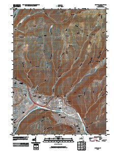 Corning New York Historical topographic map, 1:24000 scale, 7.5 X 7.5 Minute, Year 2010
