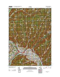 Corning New York Historical topographic map, 1:24000 scale, 7.5 X 7.5 Minute, Year 2013