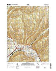 Corning New York Current topographic map, 1:24000 scale, 7.5 X 7.5 Minute, Year 2016