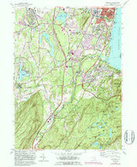 Cornwall New York Historical topographic map, 1:24000 scale, 7.5 X 7.5 Minute, Year 1957