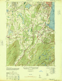 Cornwall New York Historical topographic map, 1:24000 scale, 7.5 X 7.5 Minute, Year 1947