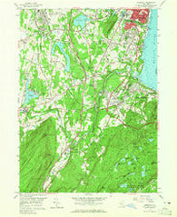 Cornwall New York Historical topographic map, 1:24000 scale, 7.5 X 7.5 Minute, Year 1957