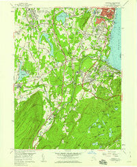 Cornwall New York Historical topographic map, 1:24000 scale, 7.5 X 7.5 Minute, Year 1957