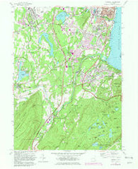 Cornwall New York Historical topographic map, 1:24000 scale, 7.5 X 7.5 Minute, Year 1957