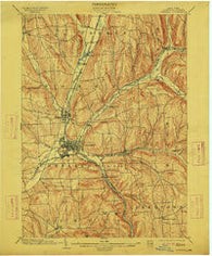 Cortland New York Historical topographic map, 1:62500 scale, 15 X 15 Minute, Year 1903
