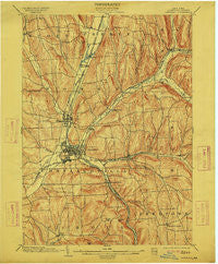 Cortland New York Historical topographic map, 1:62500 scale, 15 X 15 Minute, Year 1903