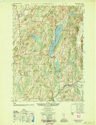 Cossayuna New York Historical topographic map, 1:25000 scale, 7.5 X 7.5 Minute, Year 1951