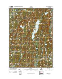 Cossayuna New York Historical topographic map, 1:24000 scale, 7.5 X 7.5 Minute, Year 2013