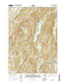 Cossayuna New York Current topographic map, 1:24000 scale, 7.5 X 7.5 Minute, Year 2016