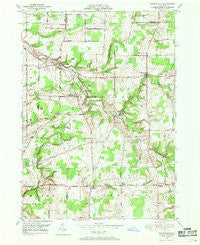 Cowlesville New York Historical topographic map, 1:24000 scale, 7.5 X 7.5 Minute, Year 1949