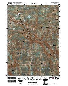 Cowlesville New York Historical topographic map, 1:24000 scale, 7.5 X 7.5 Minute, Year 2010