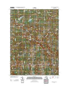 Cowlesville New York Historical topographic map, 1:24000 scale, 7.5 X 7.5 Minute, Year 2013