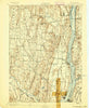Coxsackie New York Historical topographic map, 1:62500 scale, 15 X 15 Minute, Year 1894