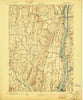 Coxsackie New York Historical topographic map, 1:62500 scale, 15 X 15 Minute, Year 1894