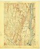 Coxsackie New York Historical topographic map, 1:62500 scale, 15 X 15 Minute, Year 1894