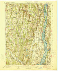 Coxsackie New York Historical topographic map, 1:62500 scale, 15 X 15 Minute, Year 1929