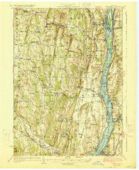 Coxsackie New York Historical topographic map, 1:62500 scale, 15 X 15 Minute, Year 1929