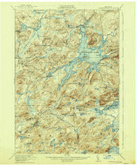 Cranberry Lake New York Historical topographic map, 1:62500 scale, 15 X 15 Minute, Year 1921