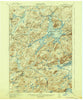 Cranberry Lake New York Historical topographic map, 1:62500 scale, 15 X 15 Minute, Year 1921