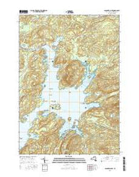 Cranberry Lake New York Current topographic map, 1:24000 scale, 7.5 X 7.5 Minute, Year 2016